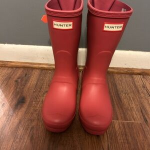 Hunter Red Rain Boots